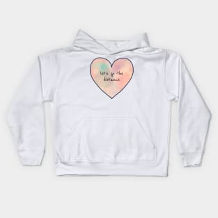 Long Distance Relationship Kids Hoodie